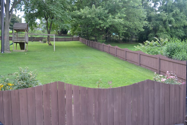 Fence treated with Sta Brite R