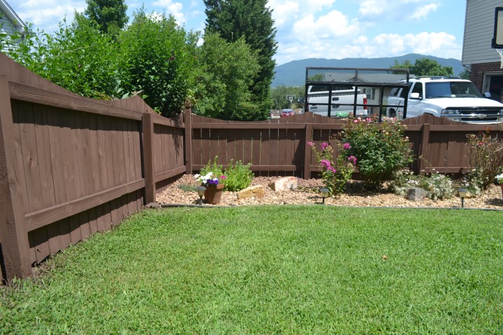 Fence treated with Sta Brite R
