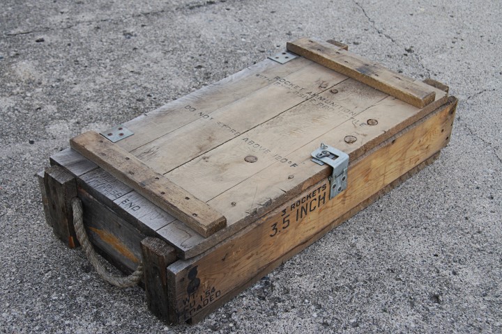 Military wood box